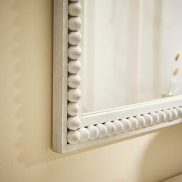 Argos Home Grey Beaded Wooden Arch Wall Mirror - 91x62cm - thumbnail 2