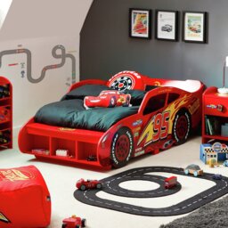 Disney Lightning McQueen Toddler Bed - Red - thumbnail 1