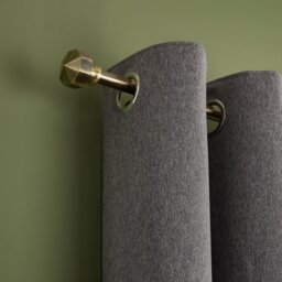 Argos Home Extendable Metal Octagon Brass Curtain Pole - 165 - 300cm - thumbnail 2