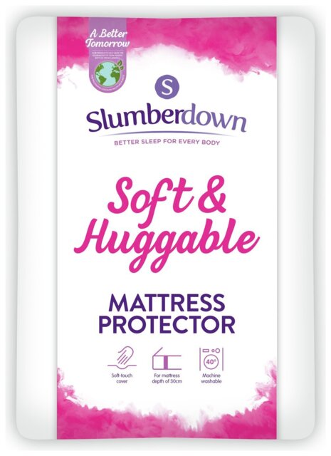 Slumberdown Soft and Huggable Mattress Protector - Double - image 1