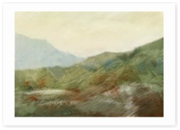 East End Prints Moor Path Art Print - A3 - thumbnail 1
