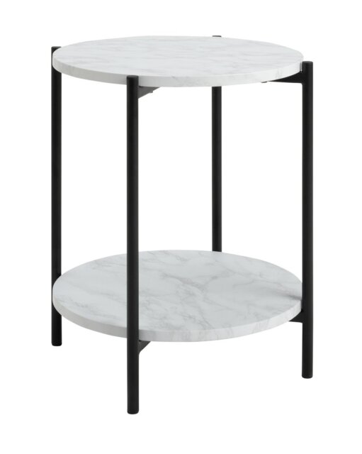 Argos Jules Side Table - Black & White - image 1