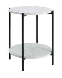Argos  Jules Side Table - Black & White