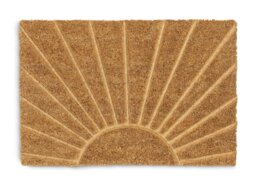 Argos Home Sunshine Natural Short Pile Doormat - 60x40cm - thumbnail 1