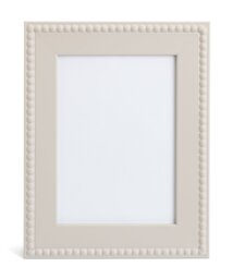 """Habitat Beaded Grey Wooden Picture Frame - 5x7"""""""