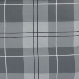 Habitat Check Charcoal Grey Bedding Set - Single - thumbnail 2