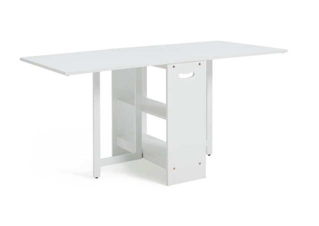 Argos Home Toby Folding 4 - 6 Seater Dining Table - White - image 1