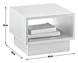 Argos Home Cubes End Table - Black - thumbnail 2