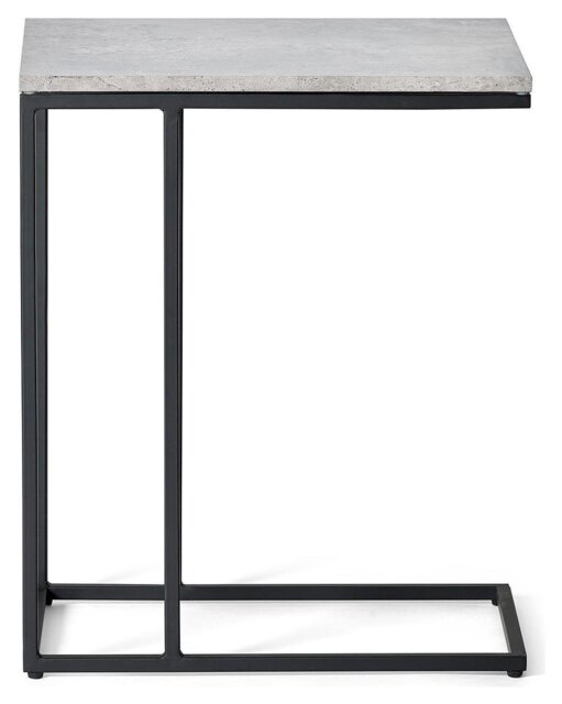 Julian Bowen Staten Side Table - Black & Grey - image 1
