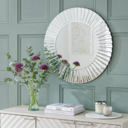 Argos Home Mosaic Frame Round Wall Mirror - 70x70cm - thumbnail 1