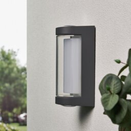Zink CURV IP54 Anthracite LED Outdoor Wall Light - thumbnail 2