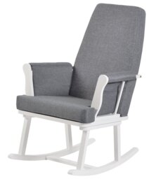 KUB Haldon Rocking Nursing Chair - White - thumbnail 1