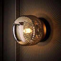 ValueLights Calpe Metal Wall Light - Black - thumbnail 1