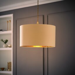 ValueLights Reni Cream Easy Fit Lampshade - 45cm - thumbnail 2