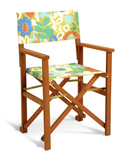 Habitat x Scion Folding Wooden Garden Director Chair-Kukkia - image 1