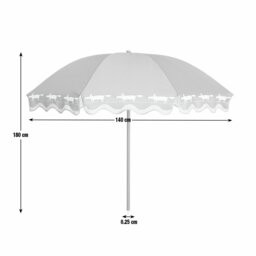 Habitat x Scion 1.6m Garden Parasol - Mr. Fox Print - thumbnail 2