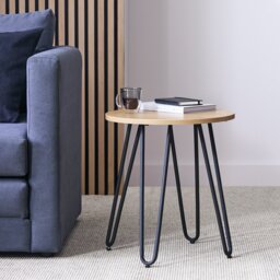Argos Home Porter Side Table - Natural - thumbnail 1