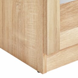 Argos Home Carla 2 Door Display Cabinet - Oak - thumbnail 2