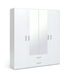 Argos Home Oslo 3 Piece 4 Door Wardrobe Set - White