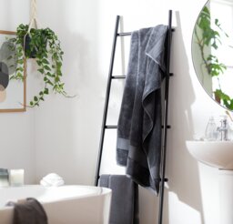 Habitat Egyptian Cotton Bath Towel - Slate - thumbnail 1