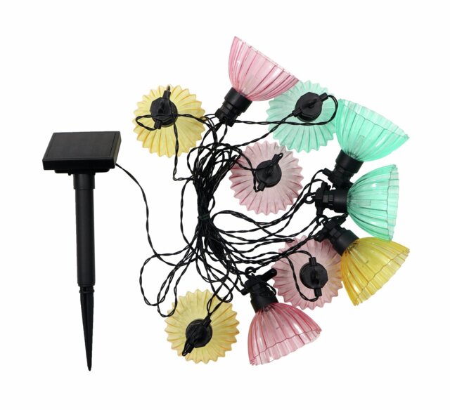 Habitat 10 LED Solar String Lights - Warm White - image 1