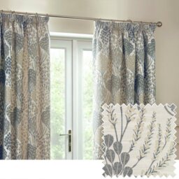 Wylder Ophelia Pencil Pleat Curtains - Beige - 168x229cm - thumbnail 2