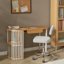 Habitat Rita 1 Drawer Office Desk -  Natural - thumbnail 2