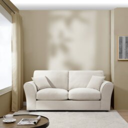 Argos Home Harry Chenille 3 Seater Sofa - Natural