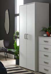 Argos Home Oslo 2 Door Wardrobe - White - thumbnail 1