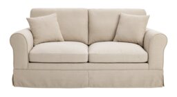 Habitat Tessa Fabric 2 Seater Sofa Bed - Natural - thumbnail 1