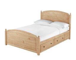 Argos Home Emberton Small Double Wooden Bed Frame - Pine - thumbnail 1