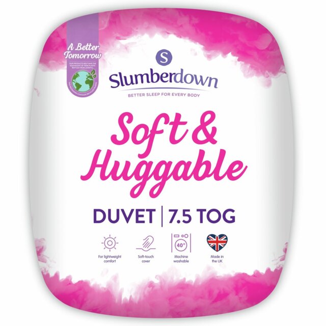 Slumberdown Soft & Huggable 7.5 Tog Duvet - Double - image 1