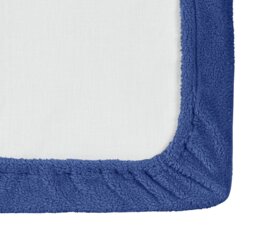 Argos Home Fleece Navy Fitted Sheet - Superking - thumbnail 2