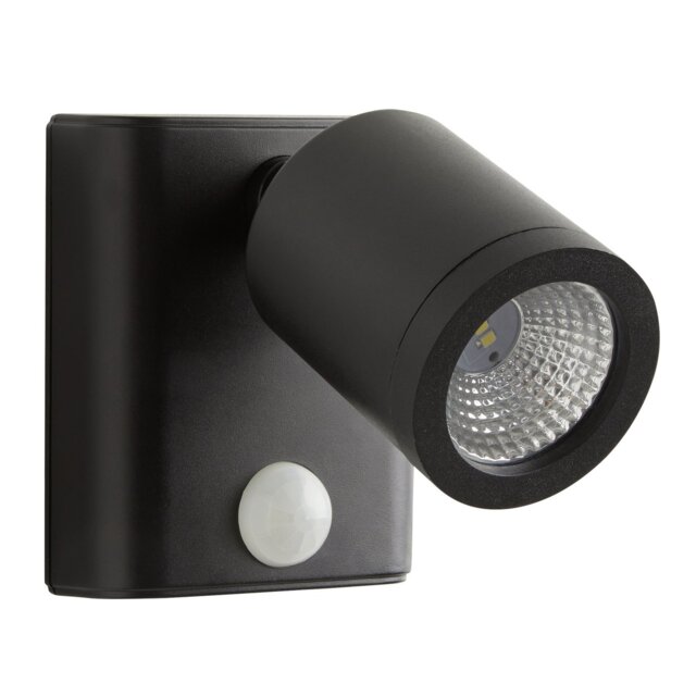 Black Plastic Solar Sensor LED Spot Light - image 1