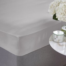Silentnight Supersoft Dove Grey Fitted Sheet - Kingsize - thumbnail 2