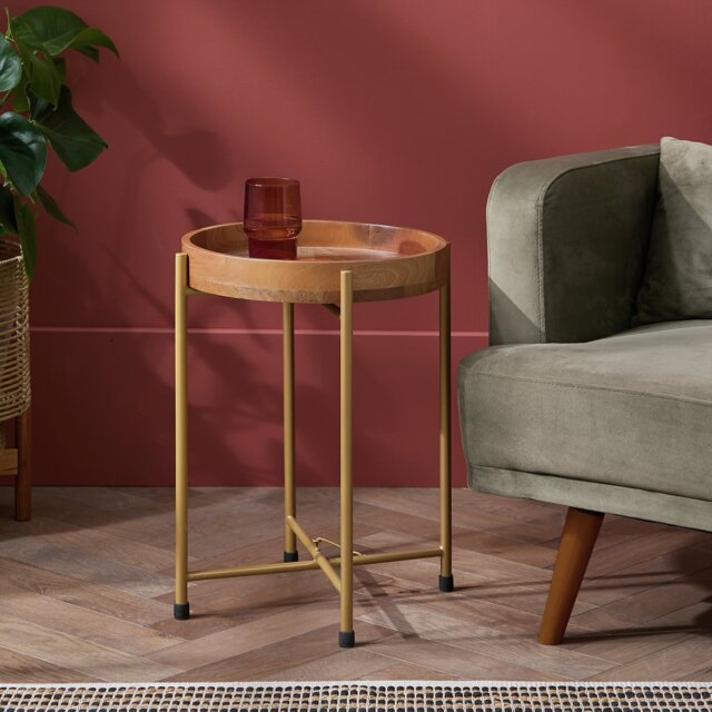 Habitat Aleda Side Table - Natural - image 1