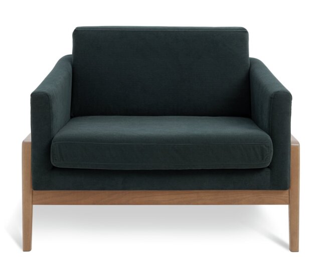 Habitat x Scion Esala Fabric Armchair - Green - image 1