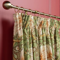 Habitat x Morris & Co. Pimpernel Curtains - Green -117x137cm - thumbnail 1