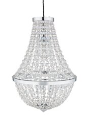 Argos Home Empire Chandelier Easy Fit Pendant Shade - Chrome - thumbnail 2