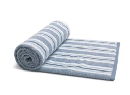 Habitat Coastal Tufted Horizontal Stripe Bath Sheet - thumbnail 1