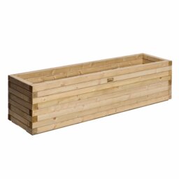 Rowlinson 150cm Premier Patio Trough Wooden Planter - thumbnail 1