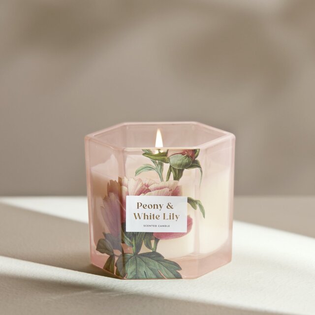 Argos Home Boxed Candle - Peony & White Lily - image 1