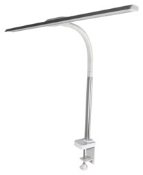 Xtralite Metal LED Clamp Desk Lamp - Silver & White - thumbnail 2