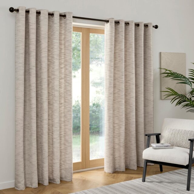 Curtina Talon Eyelet Curtains - Grey - 229x229cm - image 1
