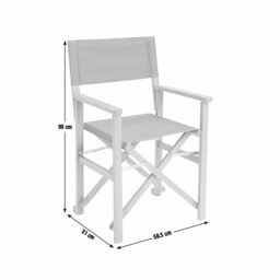 Habitat Folding Wooden Garden Director Chair - Green - thumbnail 2