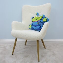 Toy Story Alien Shaped Cushion Blue - 43x37cm - thumbnail 2