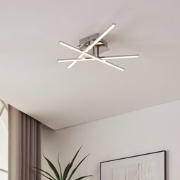 Eglo Lasana LED Ceiling Light - Chrome. - thumbnail 2