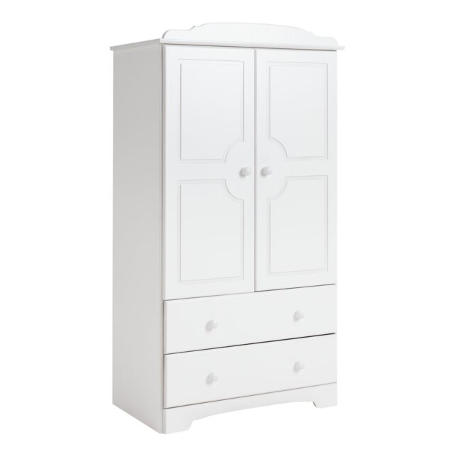 Argos Home Nordic 2 Door 2 Drawer Wardrobe - White - image 1