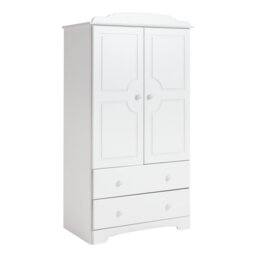 Argos Home Nordic 2 Door 2 Drawer Wardrobe - White - thumbnail 1