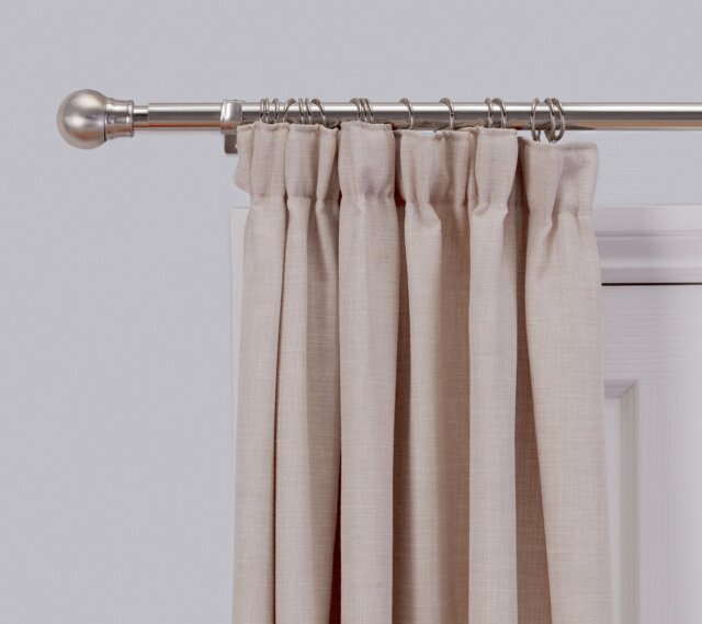 Argos Home Thermal Door Curtain - Cream - 117x213cm - image 1
